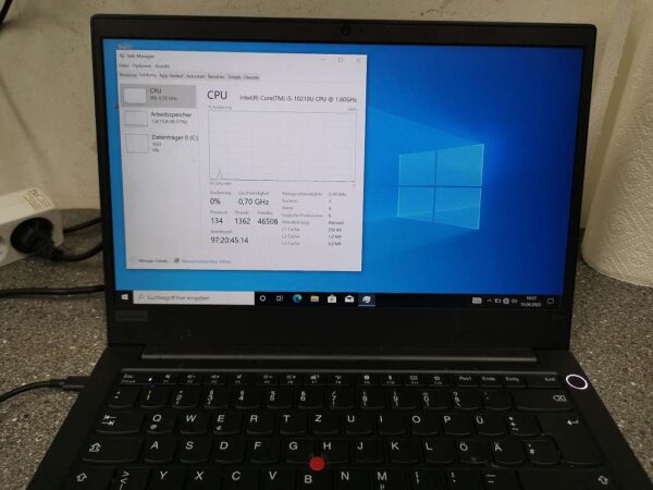 Lenovo Thinkpad E14 | Core i5-10210u |16 GB Ram | 256 GB SSD | Intel UHD Graphics | Zustand: Gut – Bild 3